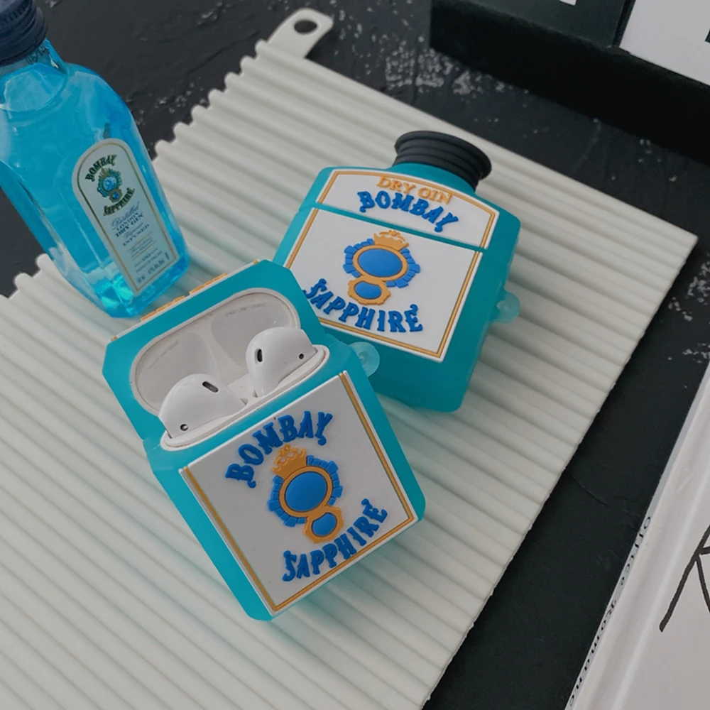 For AirPods 2 AirPods 1 Case New Cute cartoon Wine Bottle shape silicon headphone Cover For Air pods 3 Pro Portable Case Protect
For AirPods 2 AirPods 1 Case New Cute cartoon Wine Bottle shape silicon headphone Cover For Air pods 3 Pro Portable Case Protect