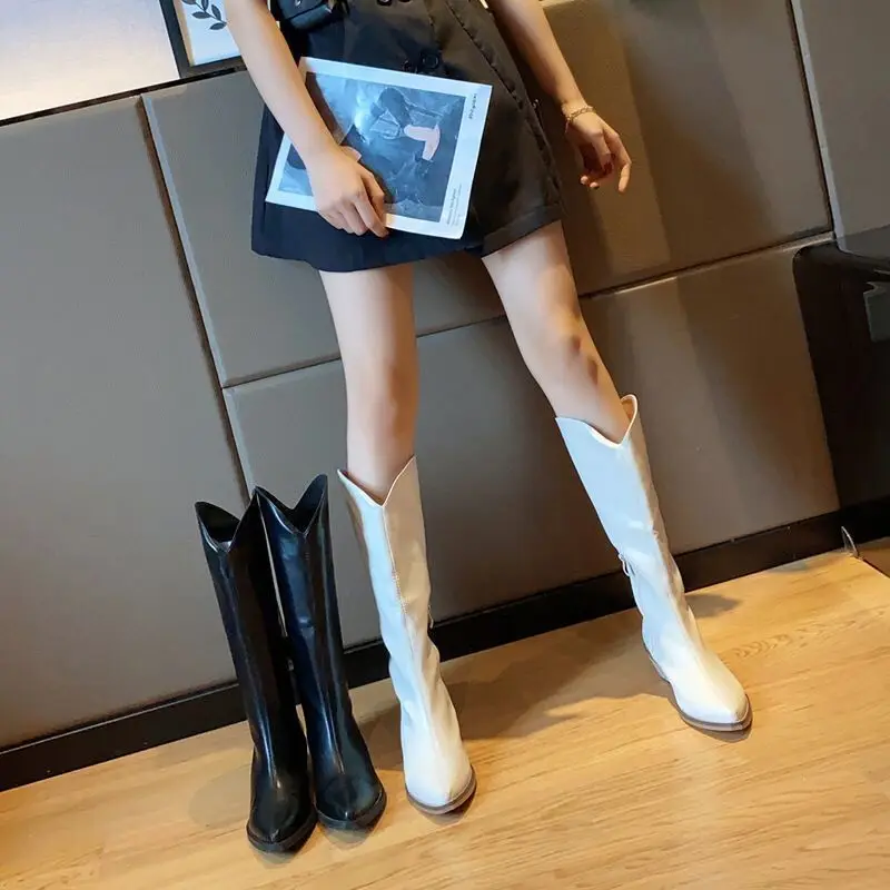Women's boots, high boots, white boots, but knee-length wild, British knight boots, Martin boots, women 43
Women's boots, high boots, white boots, but knee-length wild, British knight boots, Martin boots, women 43