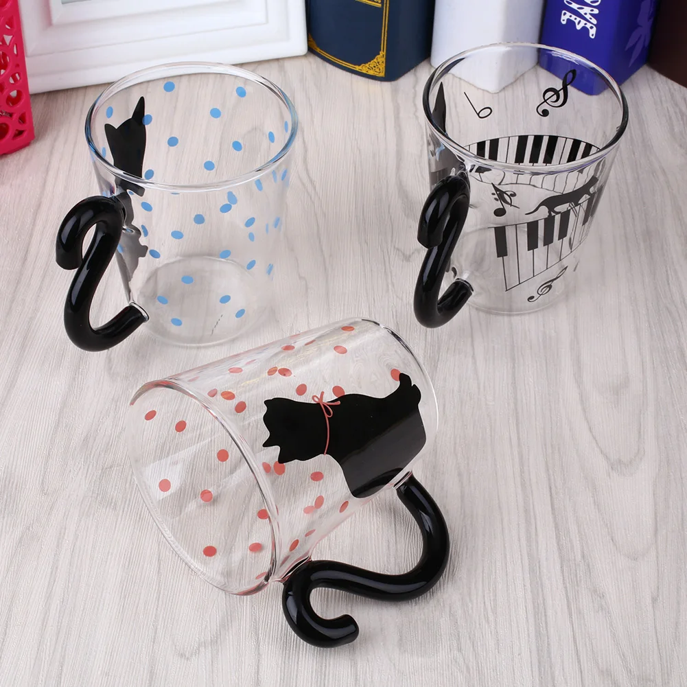 Glass Mug Tea Cup Cat Designed Mug Coffee Mugs
Glass Mug Tea Cup Cat Designed Mug Coffee Mugs