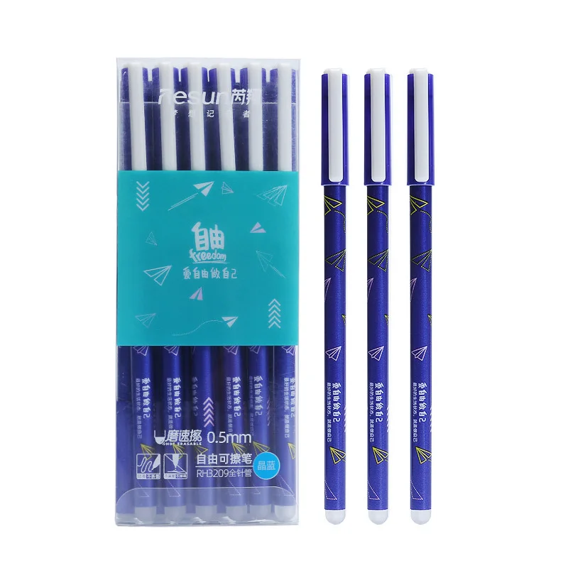 12pcs/set Cartoon Panda Cat Gel Pen Washable Handle 0.5mm Erasable Pen Blue Ink Magic Pens for Writing Office School Supplies
12pcs/set Cartoon Panda Cat Gel Pen Washable Handle 0.5mm Erasable Pen Blue Ink Magic Pens for Writing Office School Supplies