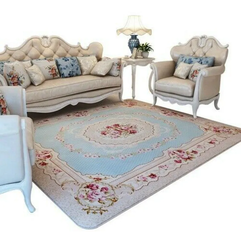 New Rural Style Living Room Bedroom Carpet Safety Non-slip Bedside Carpet Household Room Decoration Products
New Rural Style Living Room Bedroom Carpet Safety Non-slip Bedside Carpet Household Room Decoration Products