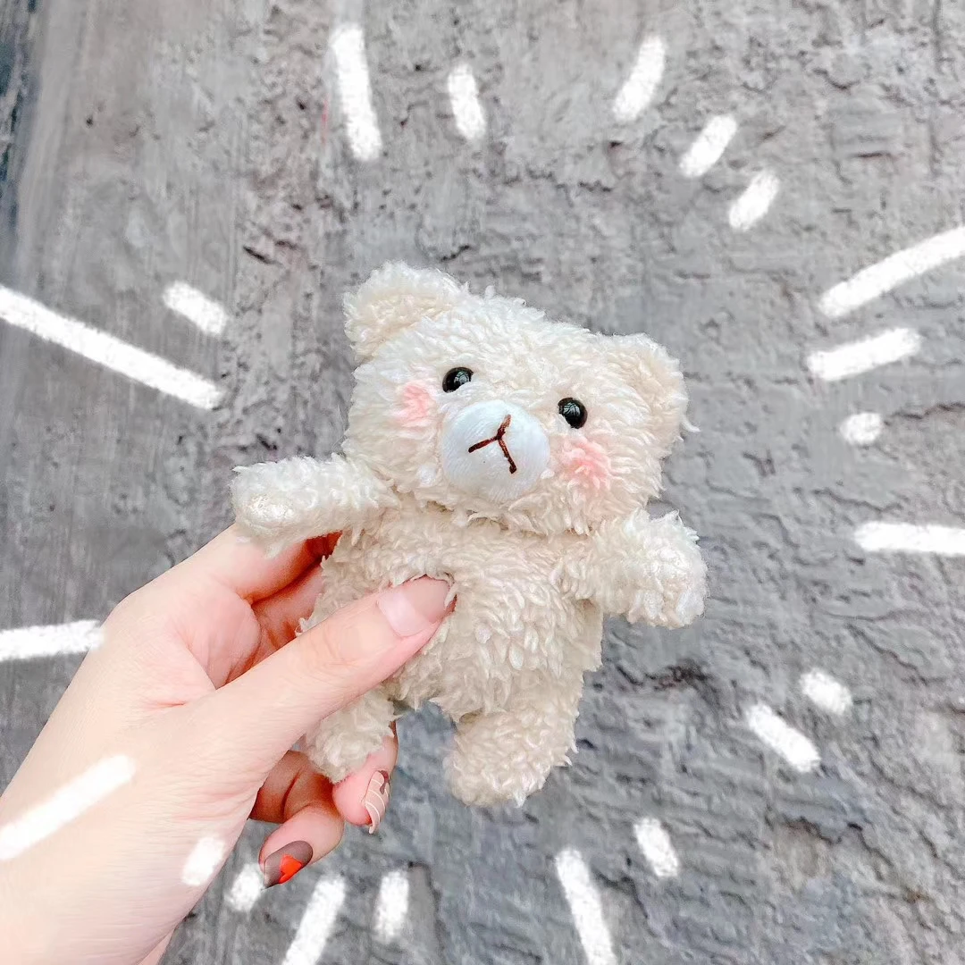 Cute Bear Bluetooth Earphone Case Cover Lovely Plush Protective Cover for Apple Air Pods 1/2/pro Headphone Earburd Case
Cute Bear Bluetooth Earphone Case Cover Lovely Plush Protective Cover for Apple Air Pods 1/2/pro Headphone Earburd Case