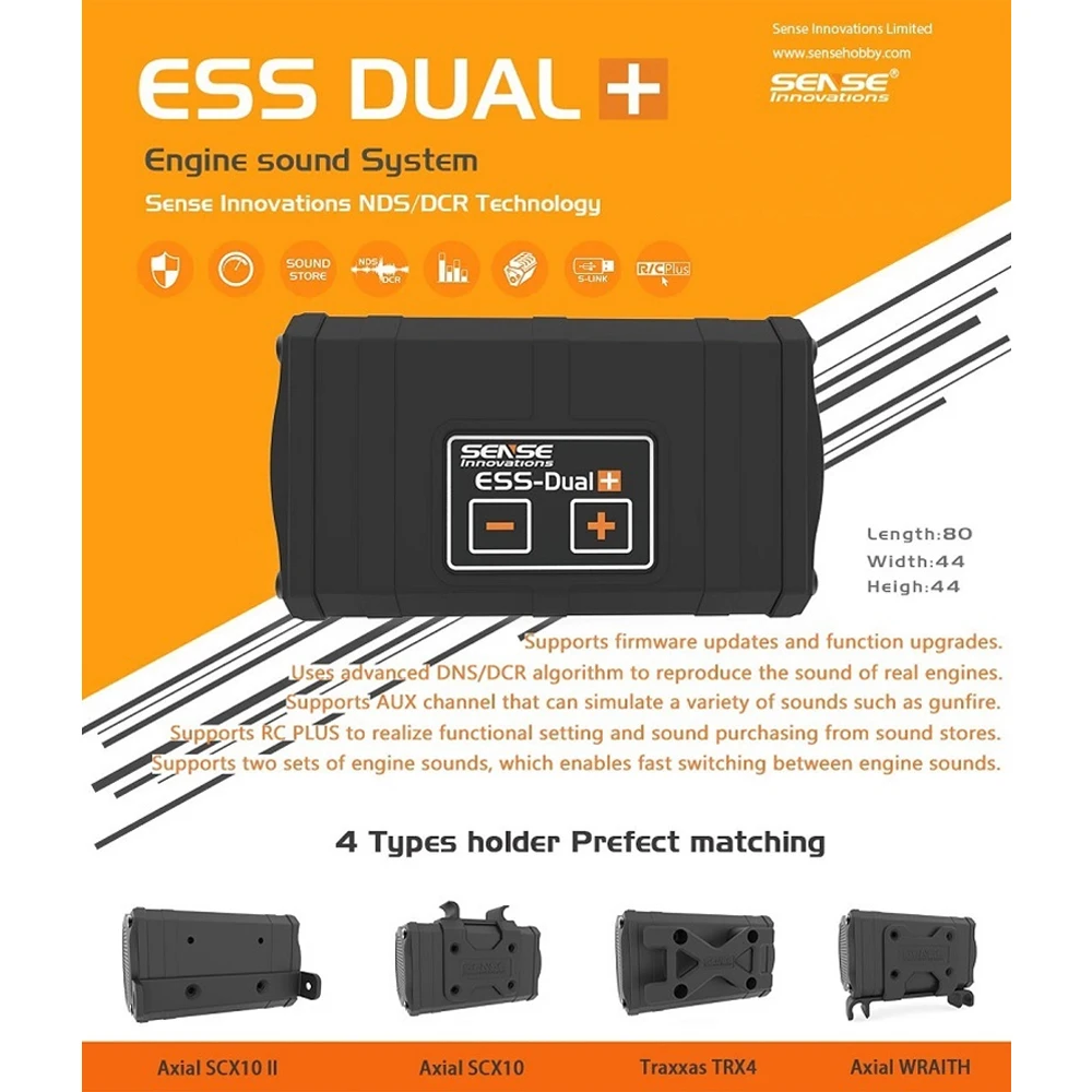 Машинка радиоуправляемая Sense ESS-ONE ESS-DUAL, 2 динамика, звуковой групповой двигатель, звуковой двигатель, симулятор звука для осевого SCX10 II WRAITH ...
Машинка радиоуправляемая Sense ESS-ONE ESS-DUAL, 2 динамика, звуковой групповой двигатель, звуковой двигатель, симулятор звука для осевого SCX10 II WRAITH ...
