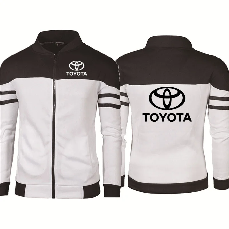 New Spring Autumn Men's pullover Toyota car logo printing Fashion Splicing Men's Zip Jacket hip hop Casual Sweatshirt
New Spring Autumn Men's pullover Toyota car logo printing Fashion Splicing Men's Zip Jacket hip hop Casual Sweatshirt
