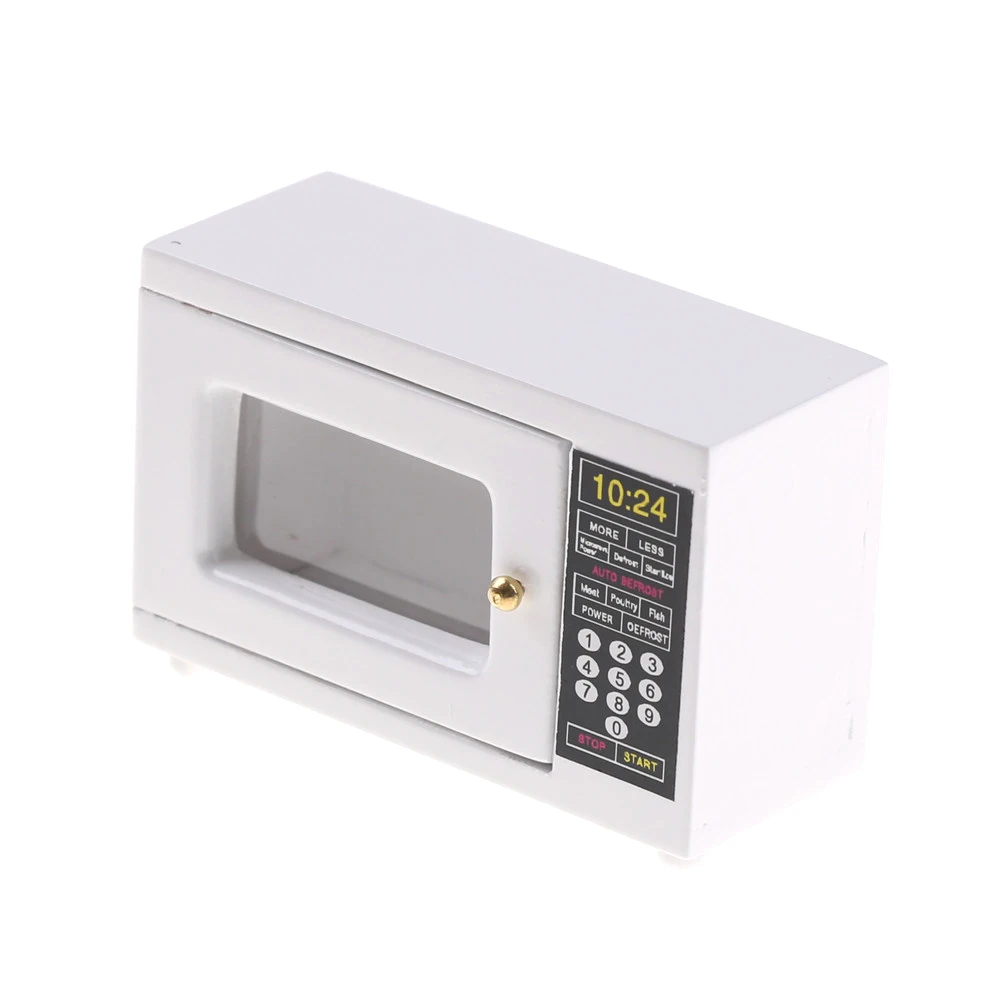 1PCS New 1:12 Miniature White Microwave Oven Dollhouse Kitchen Accessories Furniture Toys Wholesale
1PCS New 1:12 Miniature White Microwave Oven Dollhouse Kitchen Accessories Furniture Toys Wholesale