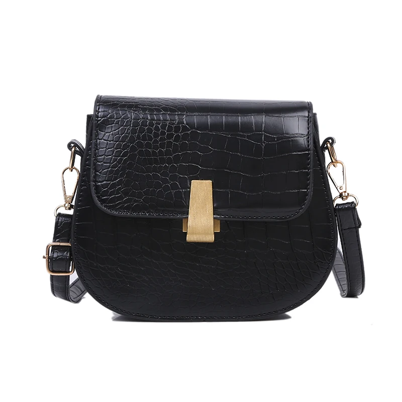 Luxury Fashion Women Crossbody Bag Crocodile Semicircle Saddle Bags Soft Leather Shoulder Bags For Ladies Handbags Designer 2021
Luxury Fashion Women Crossbody Bag Crocodile Semicircle Saddle Bags Soft Leather Shoulder Bags For Ladies Handbags Designer 2021