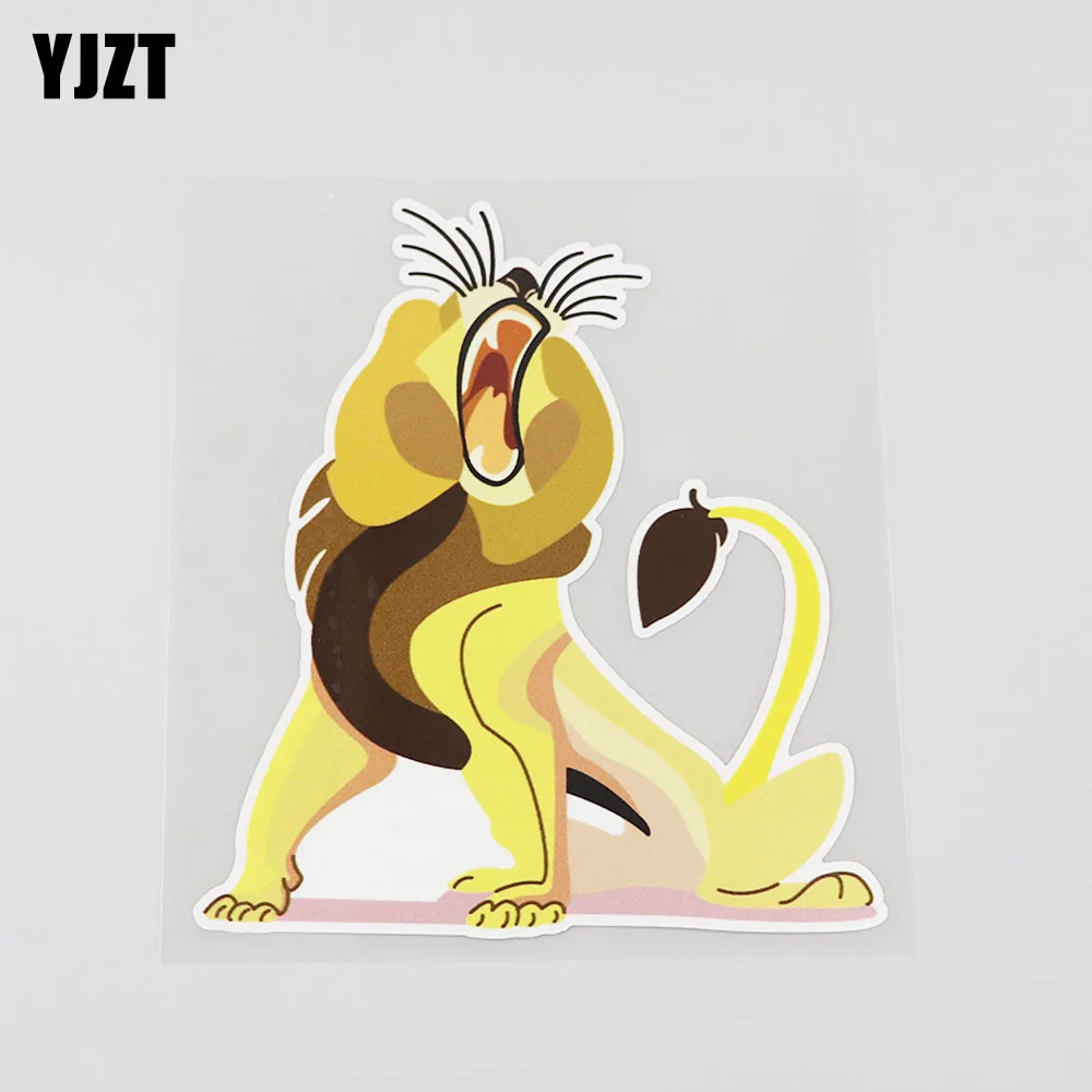 YJZT 13 см * 14,6 см Прекрасный ожесточенный затылок автомобиля льва наклейка 12A-0167 
YJZT 13 см * 14,6 см Прекрасный ожесточенный затылок автомобиля льва наклейка 12A-0167