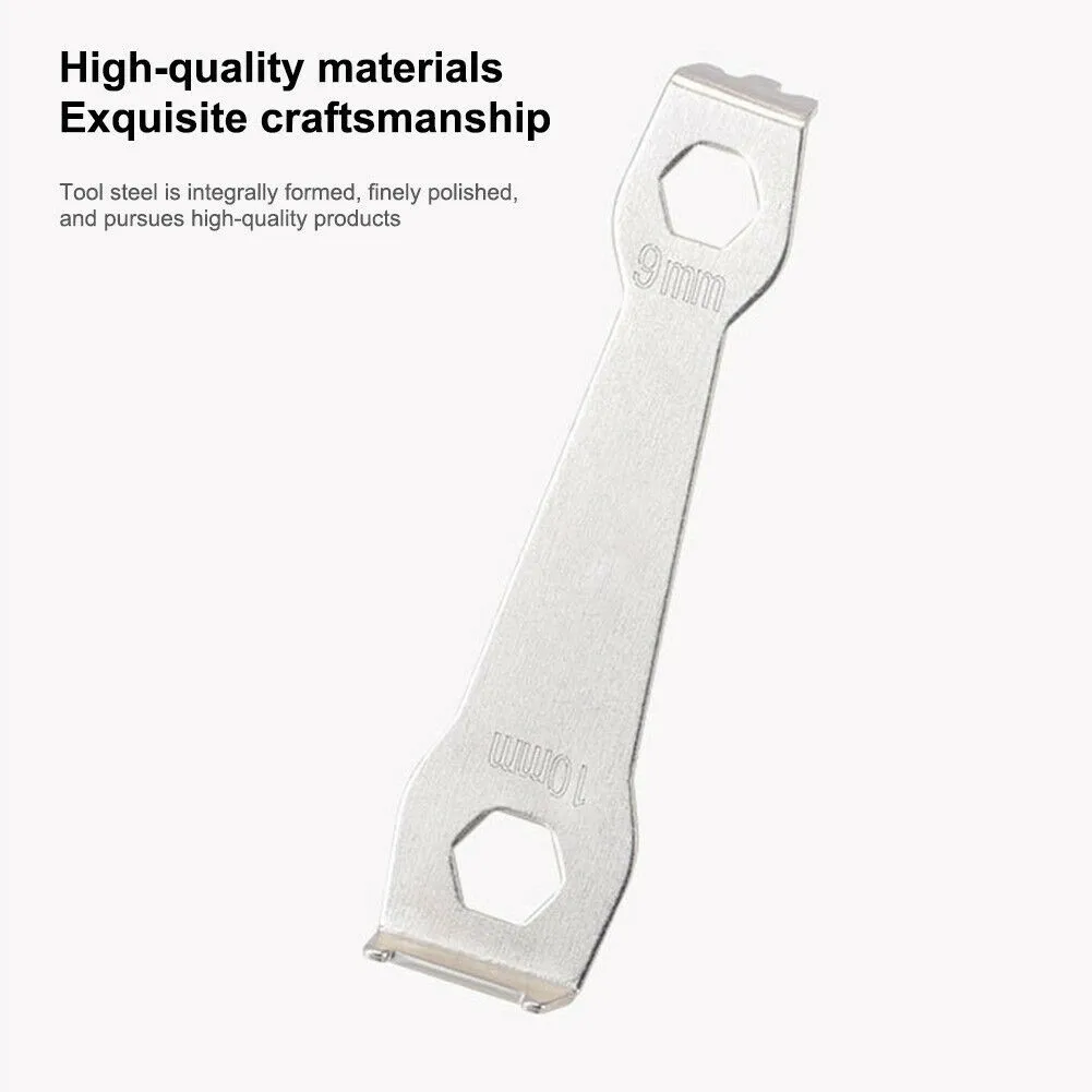 Bike Chainring Nut Wrench 10 Cm Peg Bolt Spanner Chrome Vanadium Steel Crankset Chain Ring Removal Tool For Road Bicycle
Bike Chainring Nut Wrench 10 Cm Peg Bolt Spanner Chrome Vanadium Steel Crankset Chain Ring Removal Tool For Road Bicycle