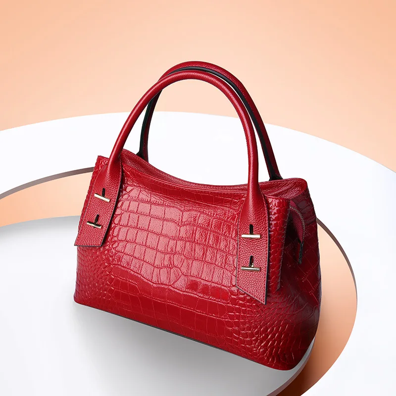 2020 Spring and Summer New New Crocodile Pattern Women's Leather Bags Handbag Leather Women's Shoulder Messenger Bag
2020 Spring and Summer New New Crocodile Pattern Women's Leather Bags Handbag Leather Women's Shoulder Messenger Bag