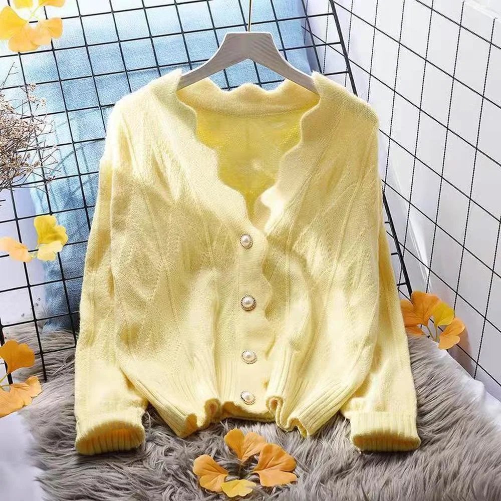 Fashion New Cardigan Women Sweater Pink Blue V-Neck Knitted 2021 Fall Clothes Casual Single Breasted Vintage Knitwear Women
Fashion New Cardigan Women Sweater Pink Blue V-Neck Knitted 2021 Fall Clothes Casual Single Breasted Vintage Knitwear Women