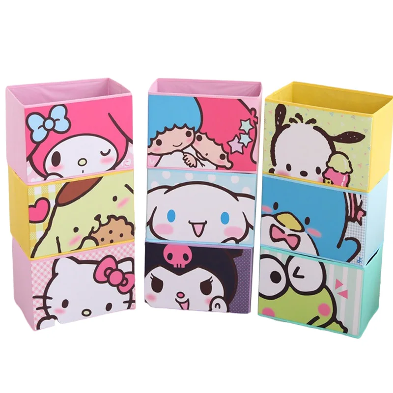 Sanrio Plush Hello Kitty Kuromi My Melody Cute Beauty Plush Toys Large Collapsible Storage Box Without Cover For Girls Gifts
Sanrio Plush Hello Kitty Kuromi My Melody Cute Beauty Plush Toys Large Collapsible Storage Box Without Cover For Girls Gifts