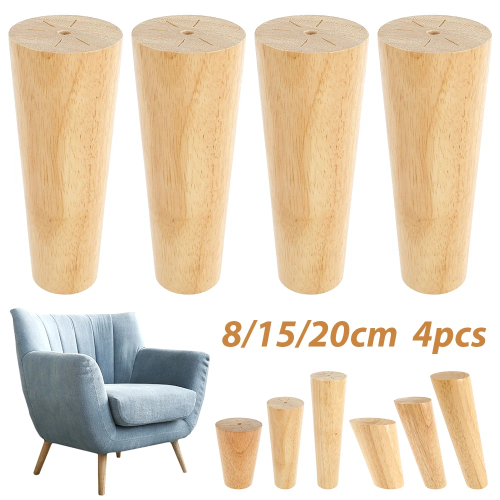 4pcs Solid Wood Furniture Legs 8cm 15cm 20cm Inclined Cone Sofa Bed Cabinet Table and Chair Replacement Feet Sloping Feet
4pcs Solid Wood Furniture Legs 8cm 15cm 20cm Inclined Cone Sofa Bed Cabinet Table and Chair Replacement Feet Sloping Feet