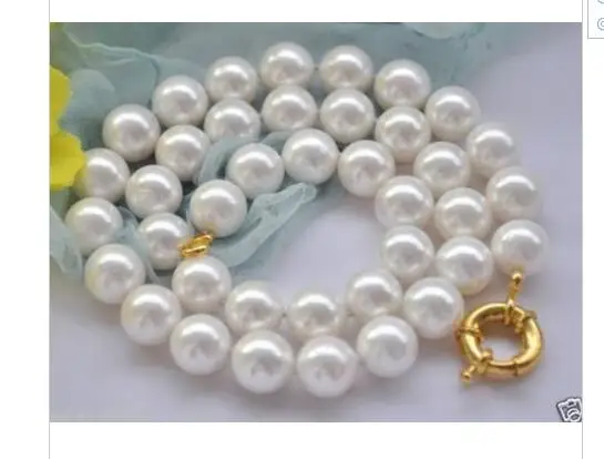 women gift word Jewelry Beautiful AAAA 10-11mm Natural Round White South Sea Shell Pearl Necklace 14K Clas
women gift word Jewelry Beautiful AAAA 10-11mm Natural Round White South Sea Shell Pearl Necklace 14K Clas