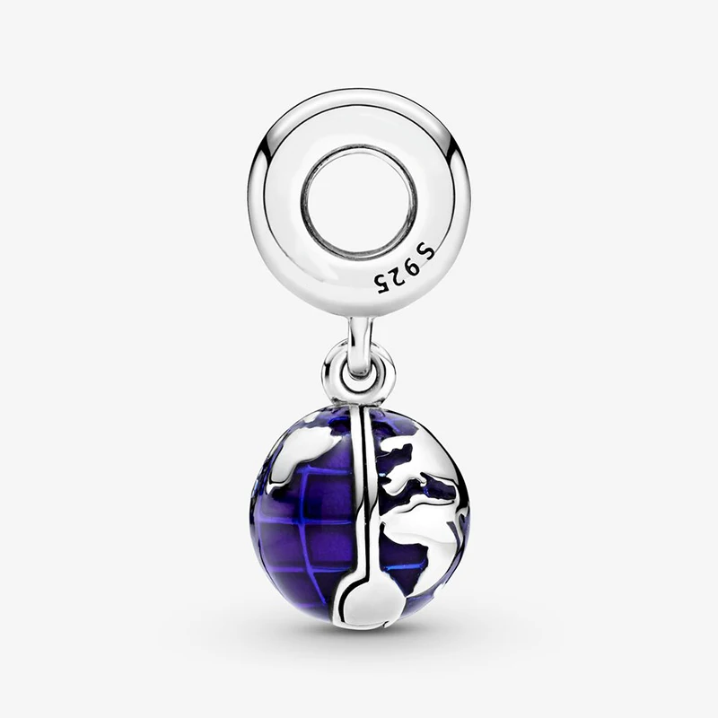 2020 Winter New 925 Sterling Silver Bead Blue Planet Spinning Globe Dangle Charm fit Original Pan Bracelet Christmas Jewelry
2020 Winter New 925 Sterling Silver Bead Blue Planet Spinning Globe Dangle Charm fit Original Pan Bracelet Christmas Jewelry