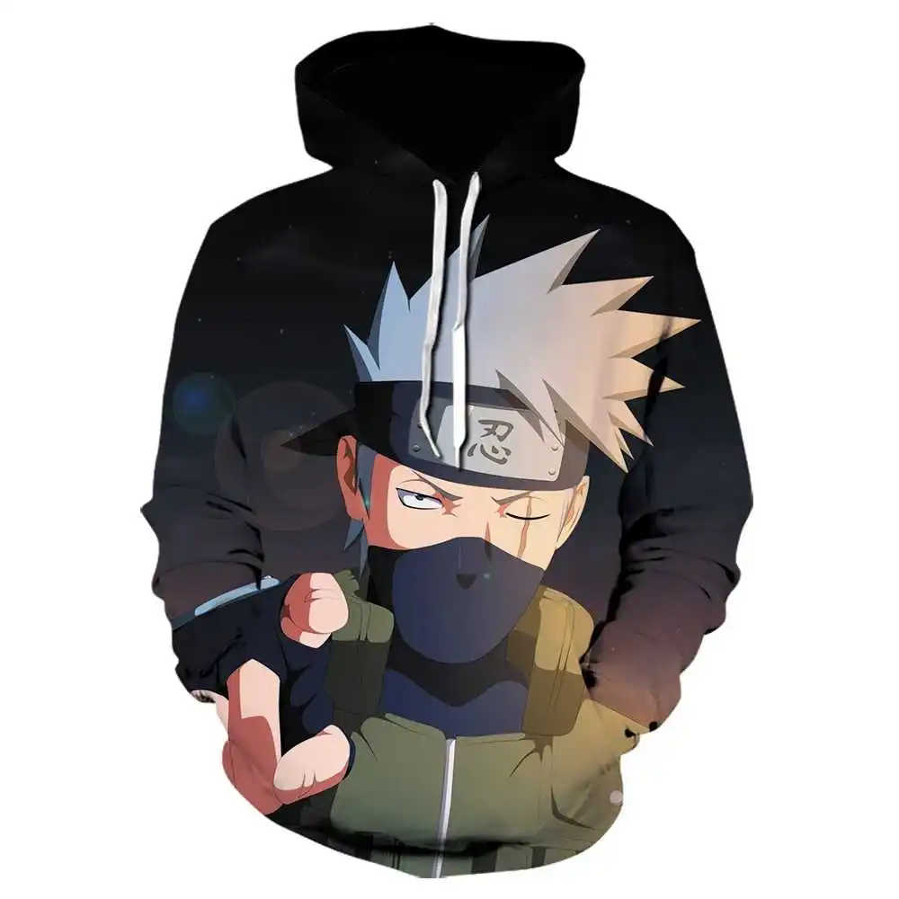 Hot Anime Hatake Kakashi Hoodies Men/Women pullovers 3D Print Hooded Oversized Sweatshirts anime 3D Hoodie Men Tops Coat Clothes
Hot Anime Hatake Kakashi Hoodies Men/Women pullovers 3D Print Hooded Oversized Sweatshirts anime 3D Hoodie Men Tops Coat Clothes