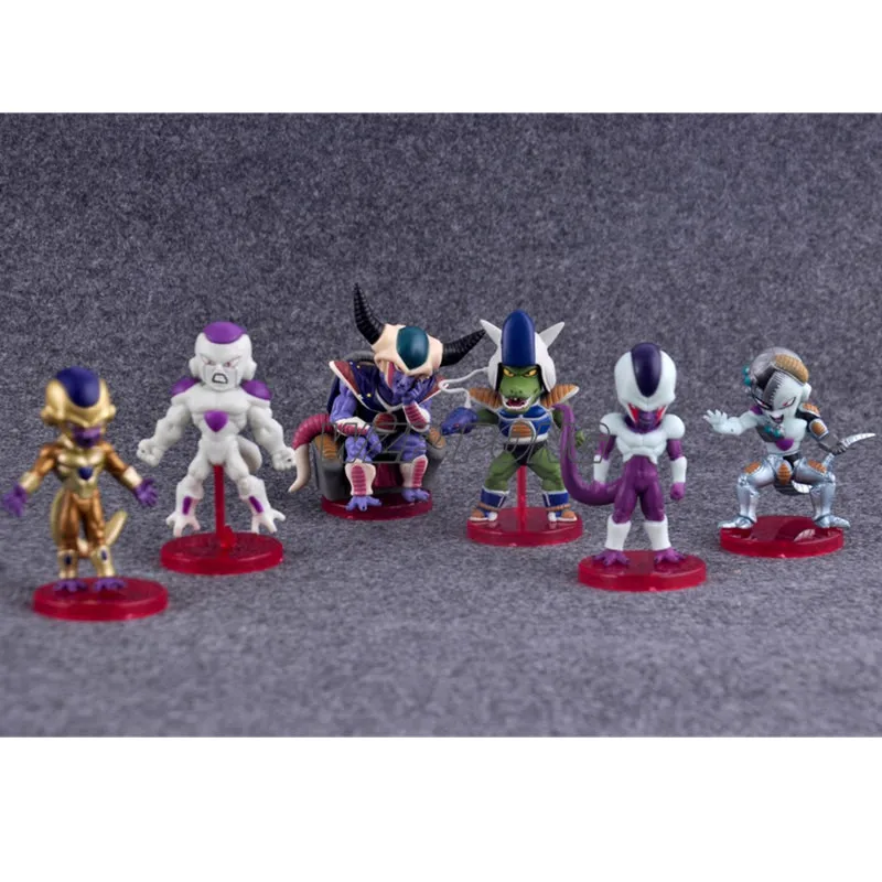 8-9 см Dragon Ball Gold Frieza King Cold Legion фигурка куклы игрушки ПВХ Коллекционная модель
