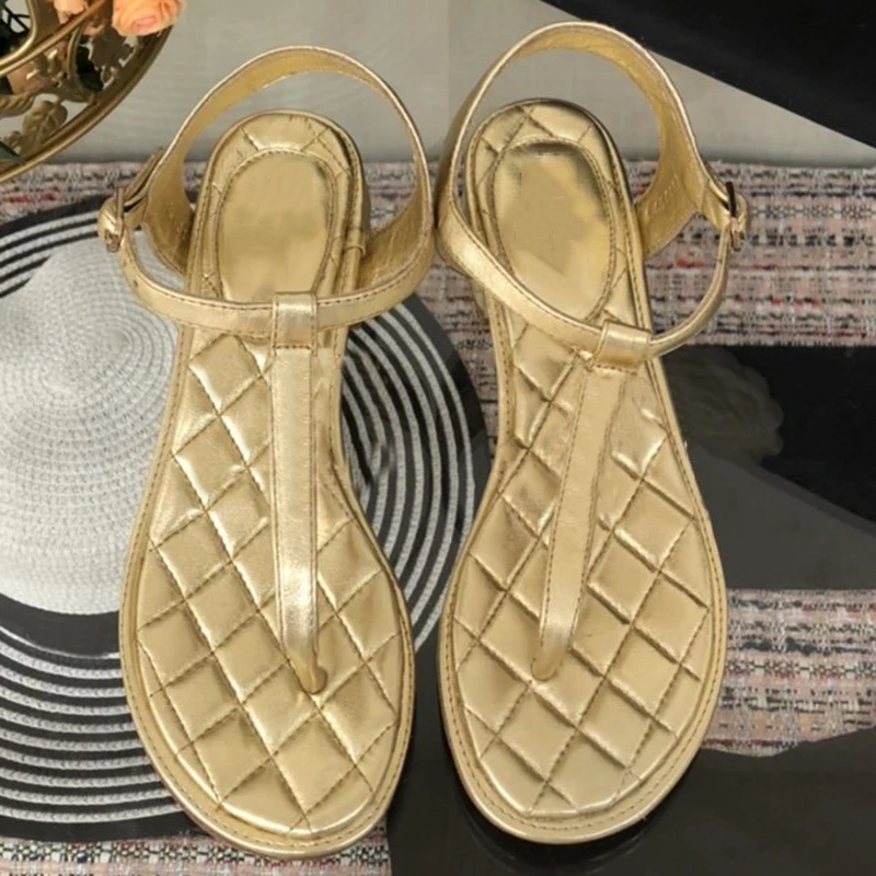 Prowow New Sandals Genuine Leather Flat Bottom Wear Flip Flop Casual Women Shoes Brand Design Classic Female Sandals 
Prowow New Sandals Genuine Leather Flat Bottom Wear Flip Flop Casual Women Shoes Brand Design Classic Female Sandals