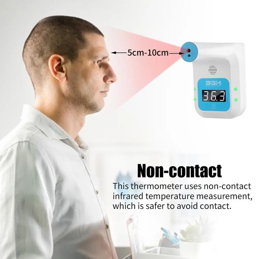Non-contact Digital Thermometer Forehead Termometro Infrared Temperature Sensor Temperature Laser Gun Wall Mounted Home Office
Non-contact Digital Thermometer Forehead Termometro Infrared Temperature Sensor Temperature Laser Gun Wall Mounted Home Office