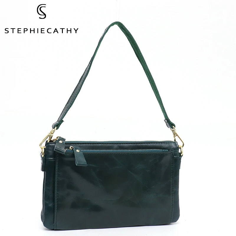 SC Brand Women Vintage Oil Wax Leather Shoulder Bag Casual Multi Pockets Handbags Ladies Genuine Cowhide Small Crossbody Purses
SC Brand Women Vintage Oil Wax Leather Shoulder Bag Casual Multi Pockets Handbags Ladies Genuine Cowhide Small Crossbody Purses