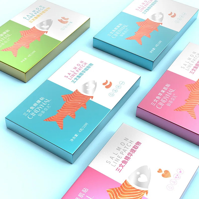 Salmon Essence Eye Mask Fade Dark Circles Fine Lines Firming under-Eye Puffiness Moisturizing Eyes Mask Eye Care
Salmon Essence Eye Mask Fade Dark Circles Fine Lines Firming under-Eye Puffiness Moisturizing Eyes Mask Eye Care