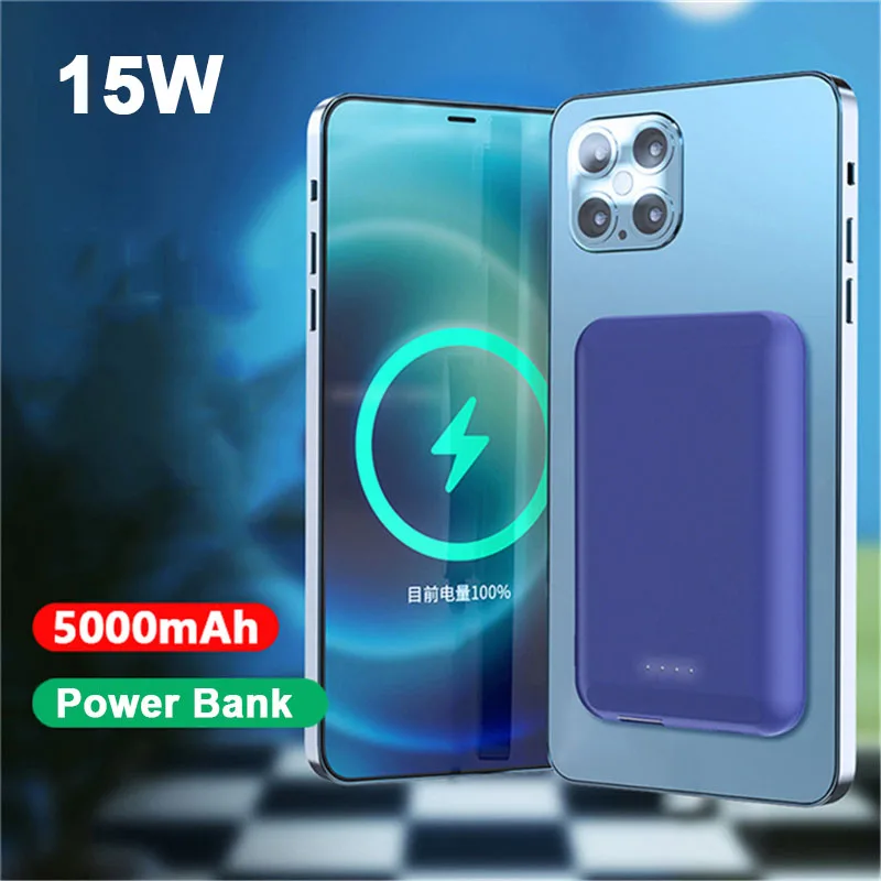 Portable Power Bank Magnetic Wireless Charger External Battery Fast Wireless Chargers for iPhone 13 12 Pro Max 13 Mini Powerbank
Portable Power Bank Magnetic Wireless Charger External Battery Fast Wireless Chargers for iPhone 13 12 Pro Max 13 Mini Powerbank