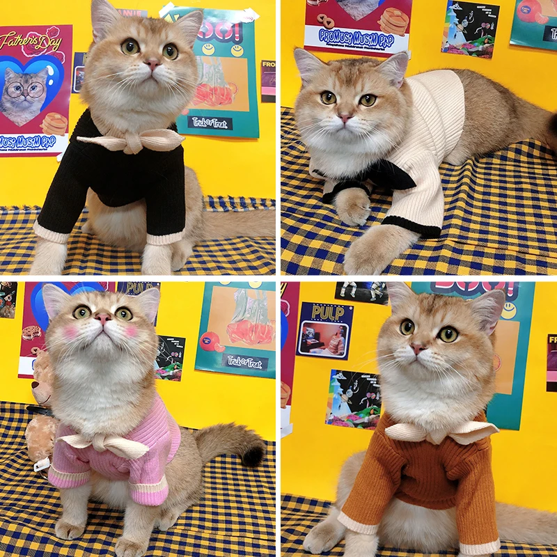 Cat Dog Clothes Fashion Warm Autumn Winter Sweater Little Milk Cat Lovely Bowknot Shorthair Cat Hair Dog Pet Clothing Accessorie
Cat Dog Clothes Fashion Warm Autumn Winter Sweater Little Milk Cat Lovely Bowknot Shorthair Cat Hair Dog Pet Clothing Accessorie