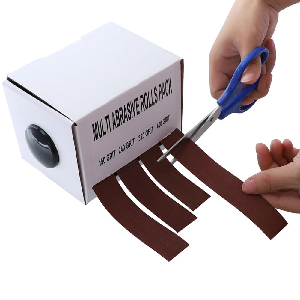 150-400 4 Rolls Paper Rolls Wood Grinding Roll BeltsTurners Furniture Repair Woodworkers Metal Workers (25*600mm/Roll)
150-400 4 Rolls Paper Rolls Wood Grinding Roll BeltsTurners Furniture Repair Woodworkers Metal Workers (25*600mm/Roll)