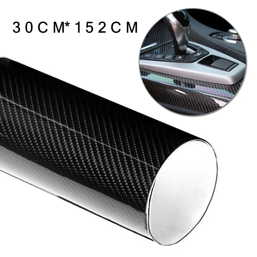 Stick-on Car Sticker 6D Car Wrapping Carbon Fiber Black Durable High Quality New Replacement
Stick-on Car Sticker 6D Car Wrapping Carbon Fiber Black Durable High Quality New Replacement
