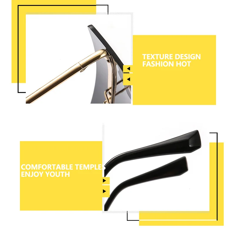 KLASSNUM Square Sunglasses New Fashion Vintage Sunglasses For Men and Women Classic Rimless Multicolor Sun Glasses UV400 Driving
KLASSNUM Square Sunglasses New Fashion Vintage Sunglasses For Men and Women Classic Rimless Multicolor Sun Glasses UV400 Driving