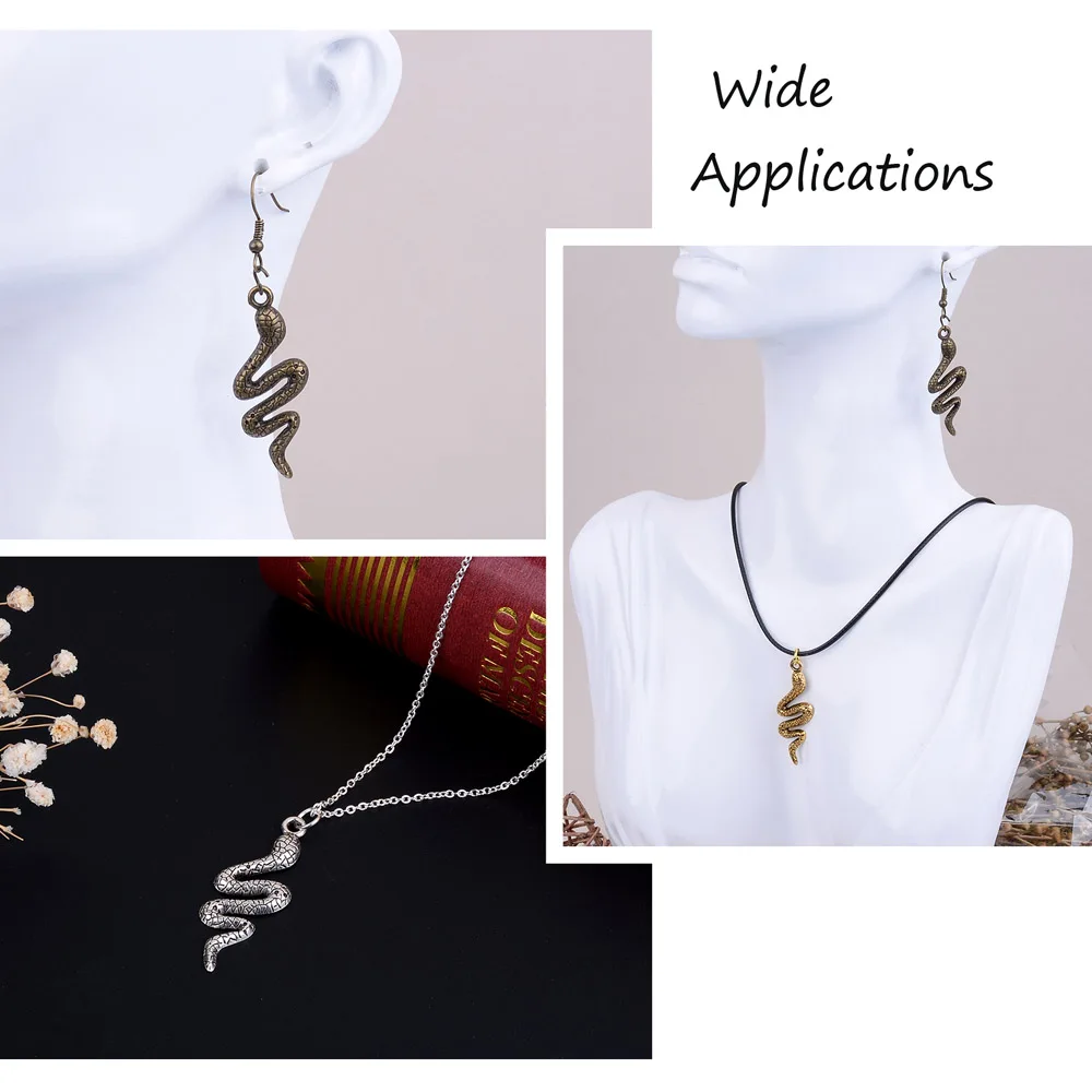 45pcs/Box Tibetan Style Alloy Pendants Snake Shape Cadmium Free Lead Free Nickel Free 15pcs/color
45pcs/Box Tibetan Style Alloy Pendants Snake Shape Cadmium Free Lead Free Nickel Free 15pcs/color