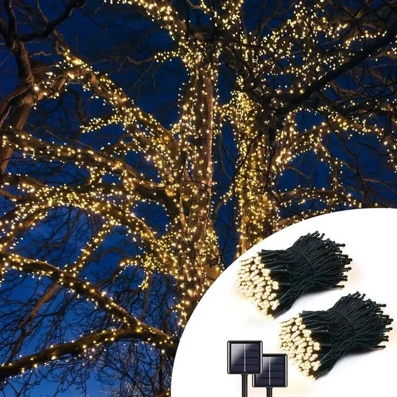 LED Solar String Lights Outdoor Garland Waterproof Lamp 200LED Wire Solar Power String Fairy Light Christmas Decoration Navidad
LED Solar String Lights Outdoor Garland Waterproof Lamp 200LED Wire Solar Power String Fairy Light Christmas Decoration Navidad