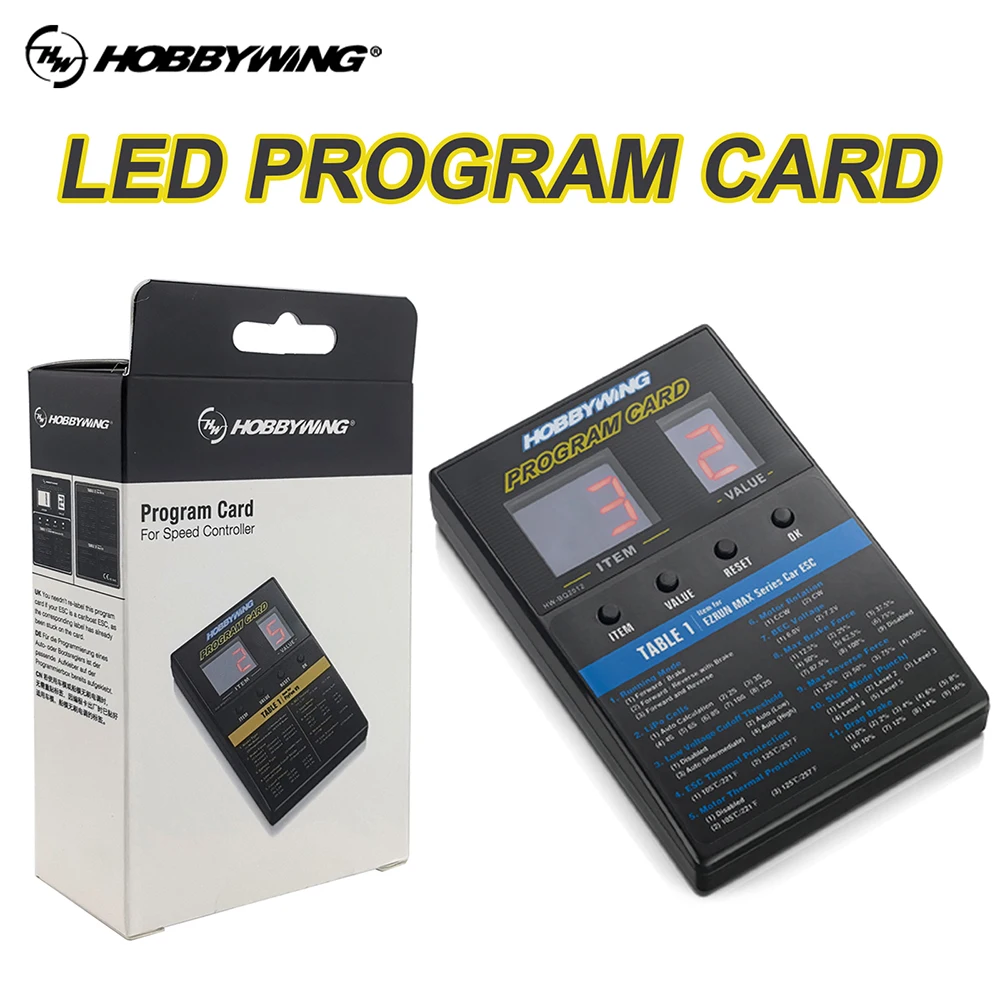 Программная карта HOBBYWING ESC для Platinum V1/V2 FlyFun V5 XeRun EzRun | Игрушки и хобби