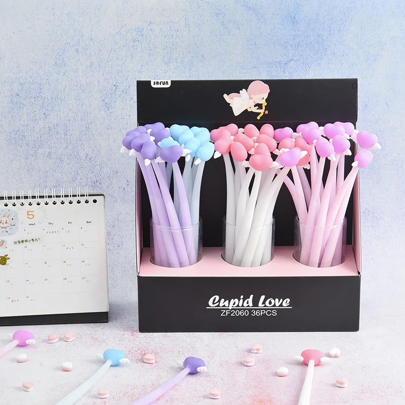 48pcs/box All Silica Gel Loving Styling Pen Colorful Learning Student Gift Stationery Wholesale Cartoon Soft Gel Pen Wholesale
48pcs/box All Silica Gel Loving Styling Pen Colorful Learning Student Gift Stationery Wholesale Cartoon Soft Gel Pen Wholesale