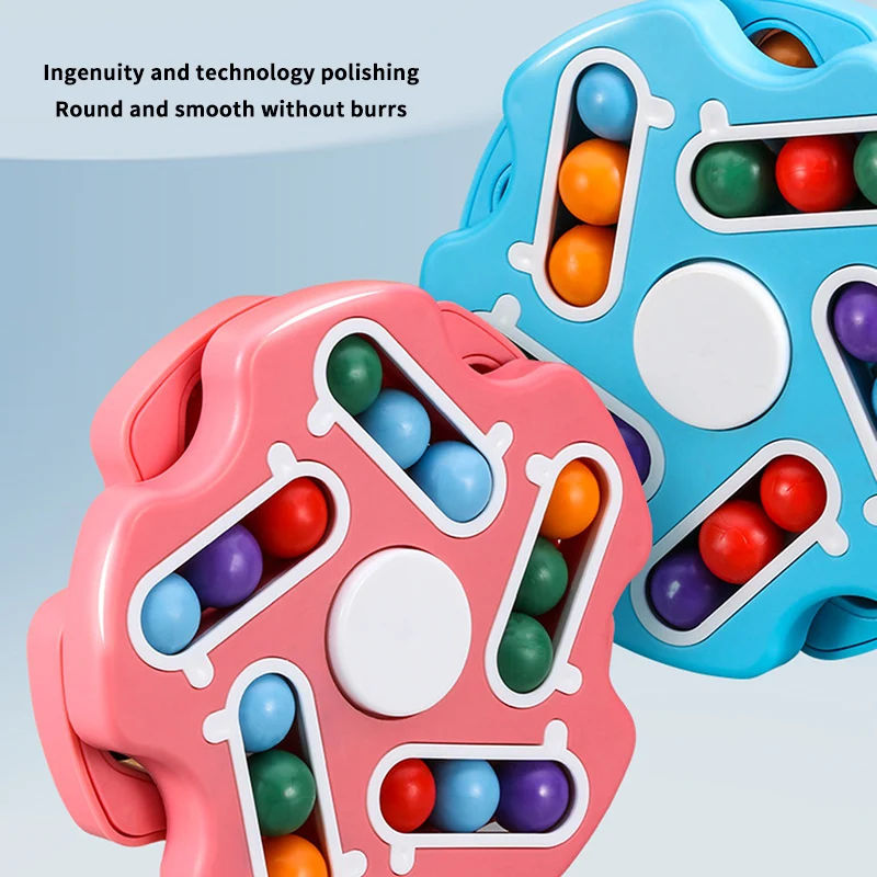 Anti-Stress Cube Rotating Magic Bean Cube Adult Office Fidget Toys Anxiety Relief Decompression Early Educational Brain Toys 
Anti-Stress Cube Rotating Magic Bean Cube Adult Office Fidget Toys Anxiety Relief Decompression Early Educational Brain Toys