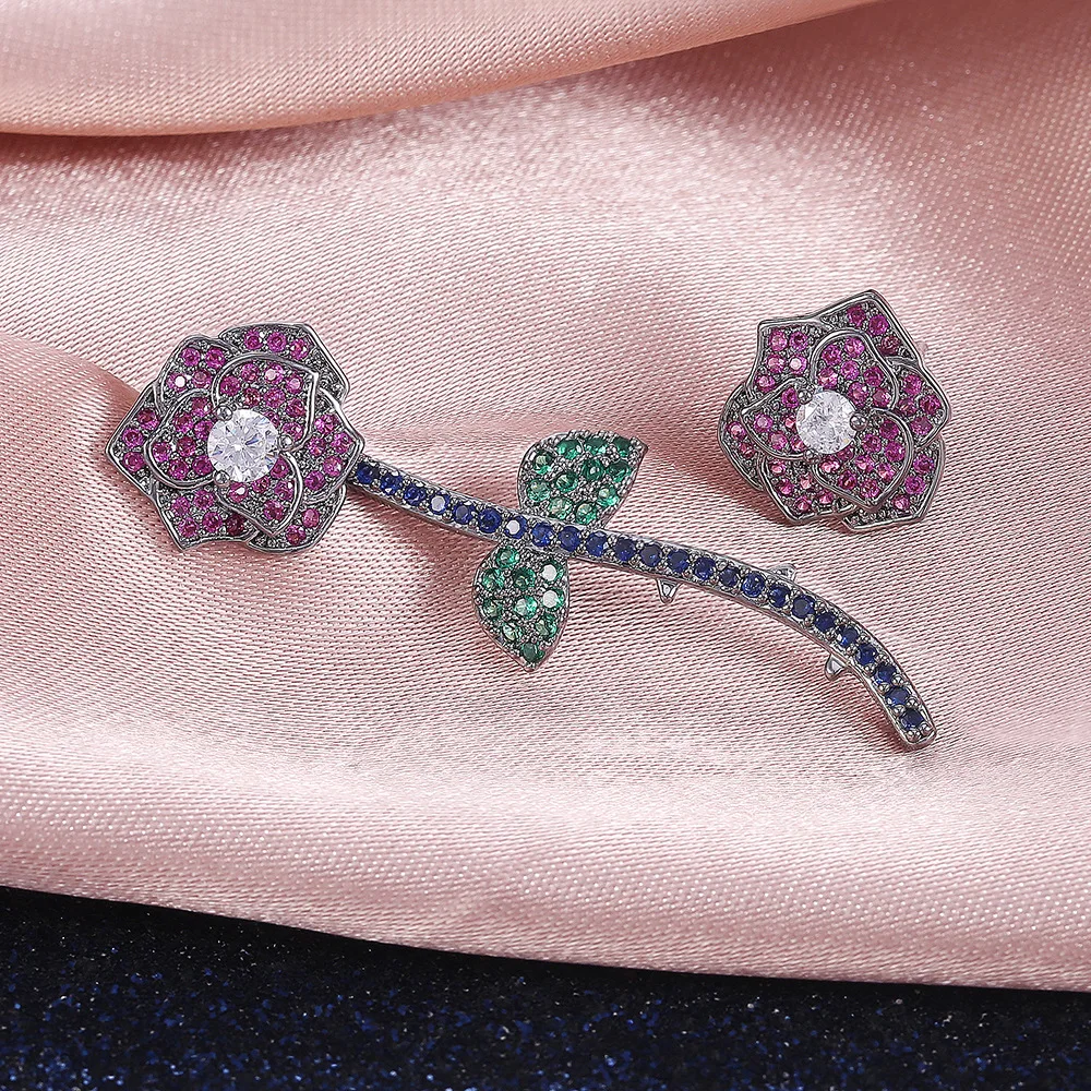 Luxurious Micro-inlaid Zircon Flower Leaf Stud Earrings Birthday Gift Jewelry Ladies Wedding Accessories Fashion Costume Jewelry
Luxurious Micro-inlaid Zircon Flower Leaf Stud Earrings Birthday Gift Jewelry Ladies Wedding Accessories Fashion Costume Jewelry