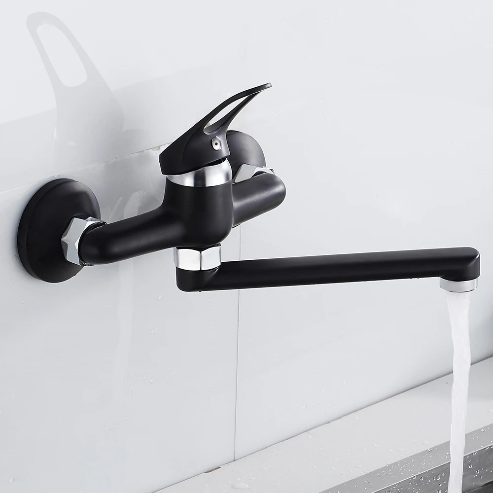 Kitchen Faucet Mixers Wall Mounted Single Handle Mixer Tap Sink Faucet Rotation Hot Cold Water Mixer Mop Pool Tap Basin Faucet
Kitchen Faucet Mixers Wall Mounted Single Handle Mixer Tap Sink Faucet Rotation Hot Cold Water Mixer Mop Pool Tap Basin Faucet