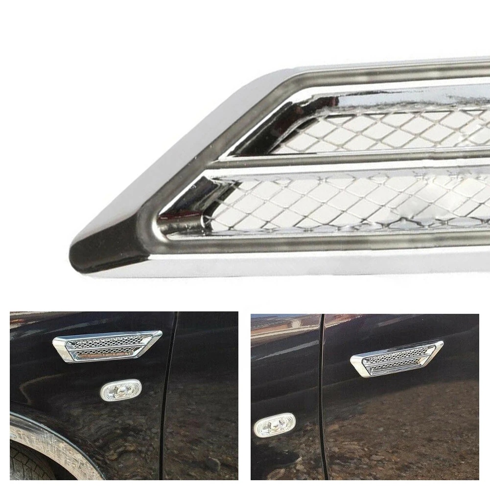 2x Chrome Car SUV Air Flow Fender Side Vent Decoration Sticker Accessories Universal Chrome Tone Self-Adhesive Air Flow Vent
2x Chrome Car SUV Air Flow Fender Side Vent Decoration Sticker Accessories Universal Chrome Tone Self-Adhesive Air Flow Vent