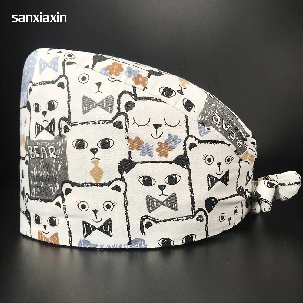 High Quality Cartoon Print Doctor Operating Room Work Cap Beauty Salon Scrub Nursing Hat Dentist Clinic Cotton Unisex Nurse hat
High Quality Cartoon Print Doctor Operating Room Work Cap Beauty Salon Scrub Nursing Hat Dentist Clinic Cotton Unisex Nurse hat