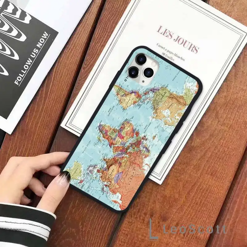 world map color sea pattern Phone Case for iPhone 11 12 pro XS MAX 8 7 6 6S Plus X 5S SE 2020 XR Soft silicone
world map color sea pattern Phone Case for iPhone 11 12 pro XS MAX 8 7 6 6S Plus X 5S SE 2020 XR Soft silicone