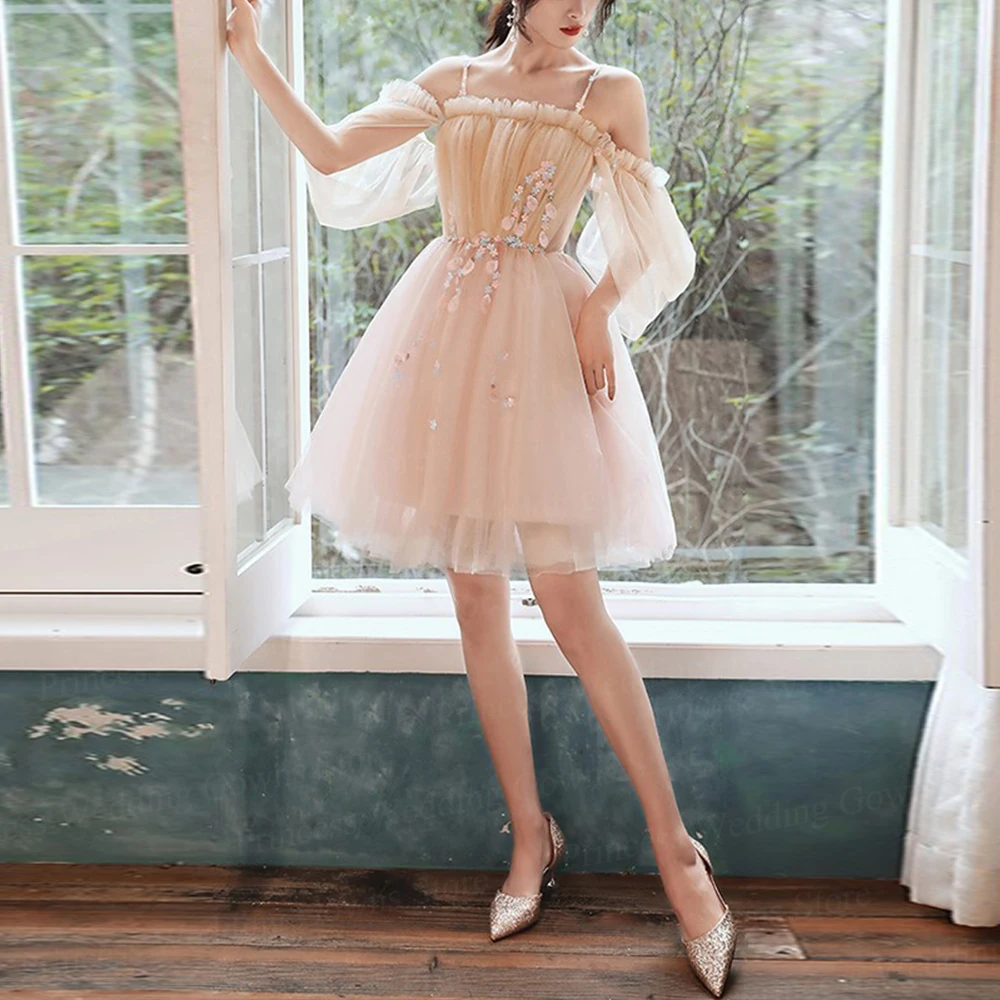 Cute Short Tulle Evening Dress For Girl Boat Neck Homecoming Corset Lace Up Back Elegant Woman Prom Party Gown Robe De Soriee
Cute Short Tulle Evening Dress For Girl Boat Neck Homecoming Corset Lace Up Back Elegant Woman Prom Party Gown Robe De Soriee