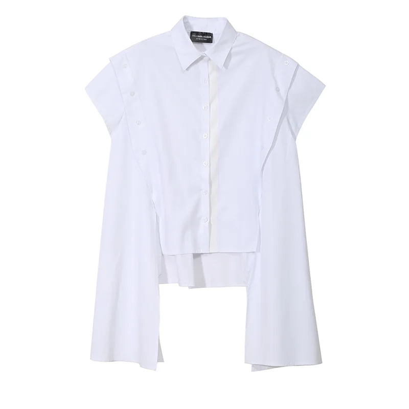 Summer ladies shirt women 2020 summer new design sense niche women's wild loose short-sleeved shirt women 5097
Summer ladies shirt women 2020 summer new design sense niche women's wild loose short-sleeved shirt women 5097