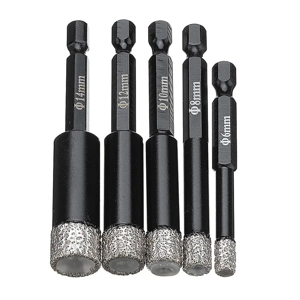 6/8/10/12/14mm Diamond Dry Drill Bits Set Marble Ceramic Tile Hole Saw Cutter Concrete Hole Opener Glass Drill Bit
6/8/10/12/14mm Diamond Dry Drill Bits Set Marble Ceramic Tile Hole Saw Cutter Concrete Hole Opener Glass Drill Bit