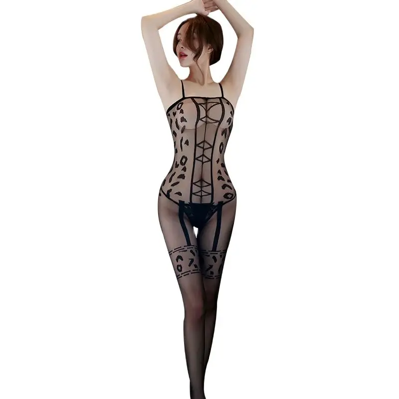 Long night sexy lingerie women's sexy transparent temptation one-piece open file silk stockings without taking off at night 044
Long night sexy lingerie women's sexy transparent temptation one-piece open file silk stockings without taking off at night 044