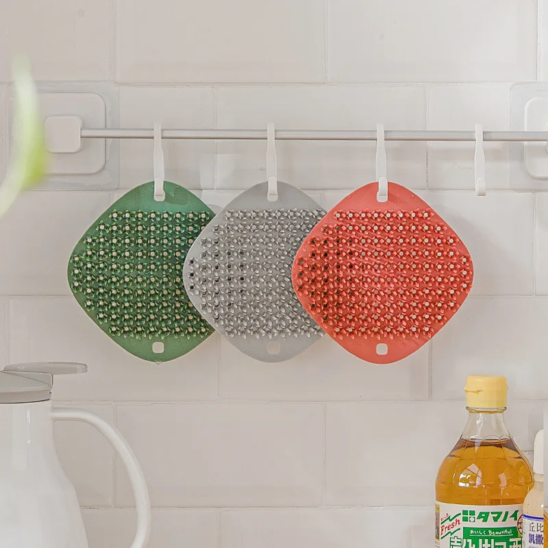 1PC Bathroom Cleaning Brush Silicone Dishwashing Brush For Kitchen Fruit Vegetable Cleaning Brushes Pot Pan Sponge Scouring Pads
1PC Bathroom Cleaning Brush Silicone Dishwashing Brush For Kitchen Fruit Vegetable Cleaning Brushes Pot Pan Sponge Scouring Pads