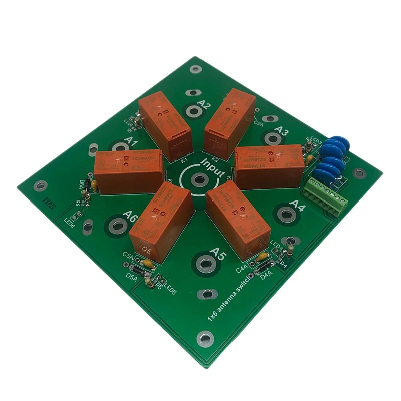 6-Way DIY Kit 6:1 коаксиальный выносная антенна переключатель, так что-239 1,8 МГц ~ 60 МГц готовой платы
6-Way DIY Kit 6:1 коаксиальный выносная антенна переключатель, так что-239 1,8 МГц ~ 60 МГц готовой платы