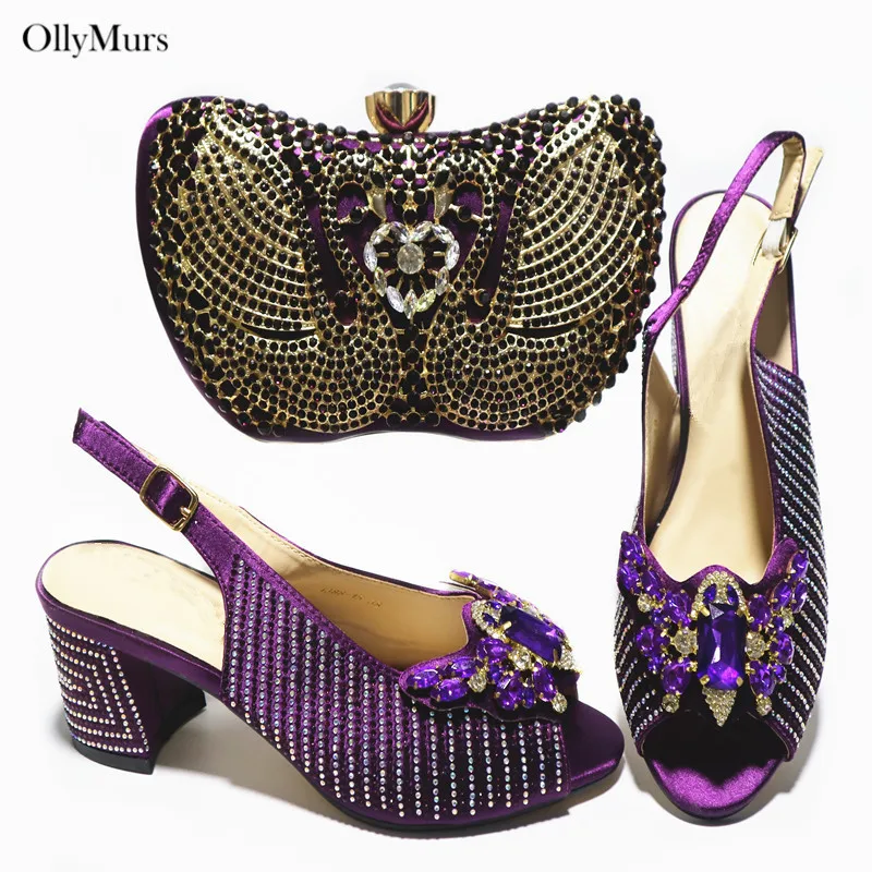 Hot Sale Africa Matching Shoes And Bag Set Fashion Summer Rhinestones Women Spike Heels Shoes And Bag Set For Wedding
Hot Sale Africa Matching Shoes And Bag Set Fashion Summer Rhinestones Women Spike Heels Shoes And Bag Set For Wedding