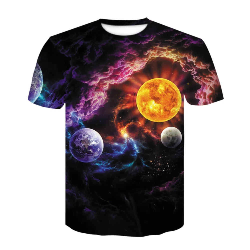 Harajuku style starry sky T-shirt summer new 3D print design men and women O-neck pullover personality fun trendy brand tshirt
Harajuku style starry sky T-shirt summer new 3D print design men and women O-neck pullover personality fun trendy brand tshirt