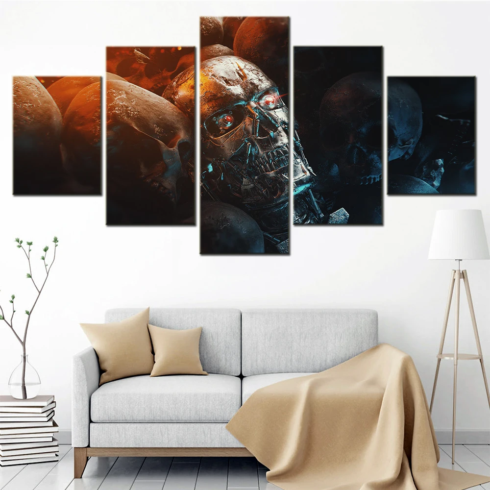Canvas Painting 5 Piece Ultimate Skull Hell Wall Decor Canvas Posters Modern Art Room Decoration Teenager Bedroom Home Picture
Canvas Painting 5 Piece Ultimate Skull Hell Wall Decor Canvas Posters Modern Art Room Decoration Teenager Bedroom Home Picture