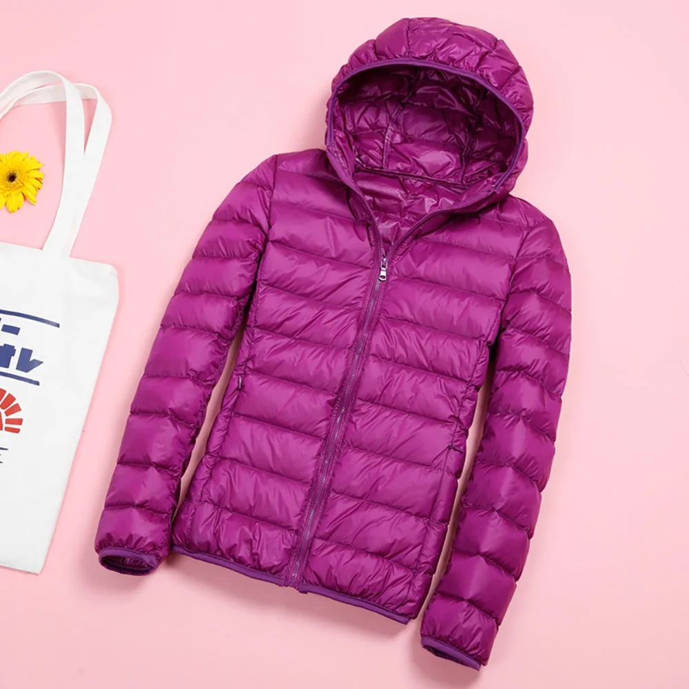 Warm Coat Outwear White Duck Down Jacket Women Autumn Winter Lady Ultralight Hooded Jacket Female Windproof Parka Pluse Size
Warm Coat Outwear White Duck Down Jacket Women Autumn Winter Lady Ultralight Hooded Jacket Female Windproof Parka Pluse Size