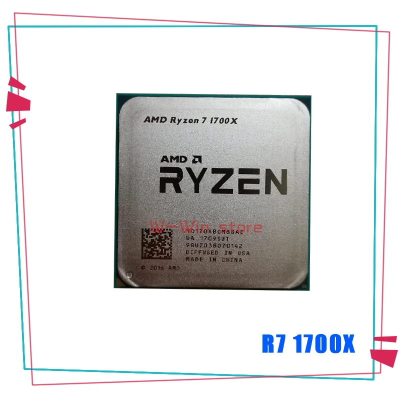 

Восьмиядерный процессор AMD Ryzen 7 1700X R7 1700X R7 PRO 1700X 3,4 ГГц YD170XBCM88AE YD17XBBAM88AE разъем AM4 без охладителя